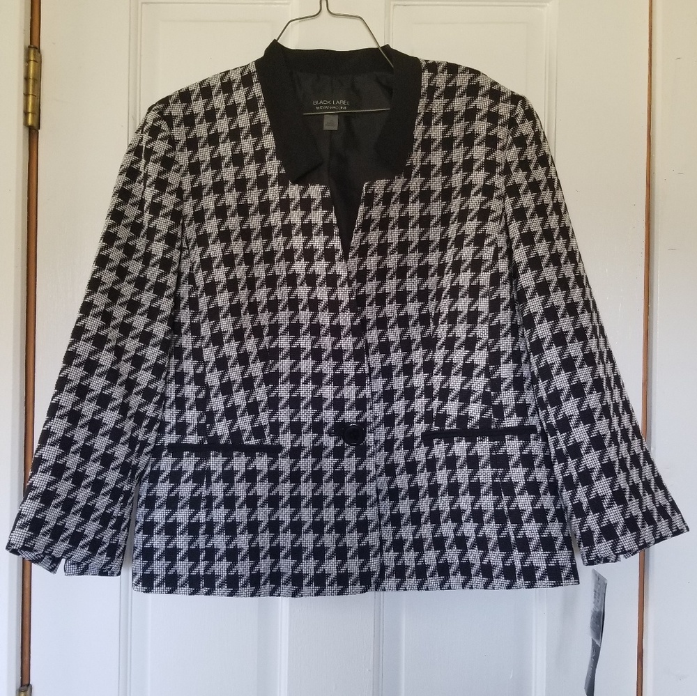 Black and White Blazer